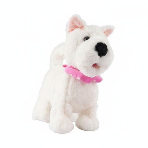 Walking stuffed dog - dog, touch