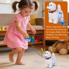 Interactive Electric Plush Dog