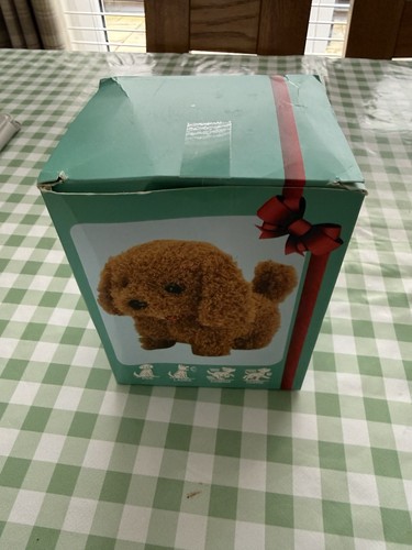 Interactive plush puppy toy - interactive,