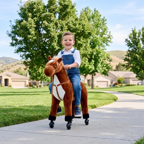 65cm plush walking horse - walking, ride