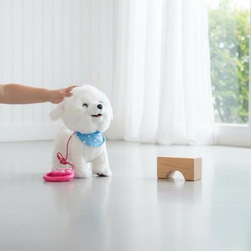 Walking stuffed dog touch - dog,